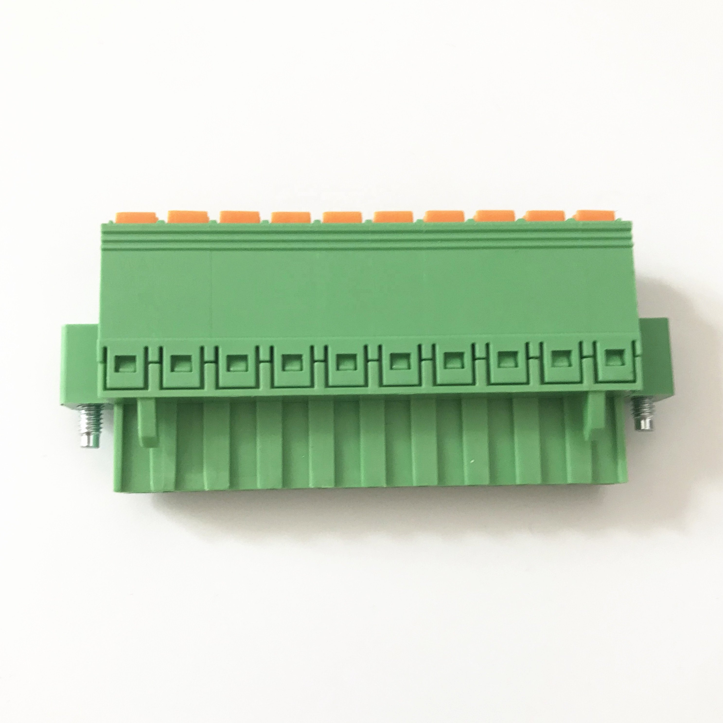 Pluggable spring terminal block FKCN 2.5 Phoenix 2EDGKNM 5.0/5.08 mm pitch with flange ears thin wire terminal blocks connector