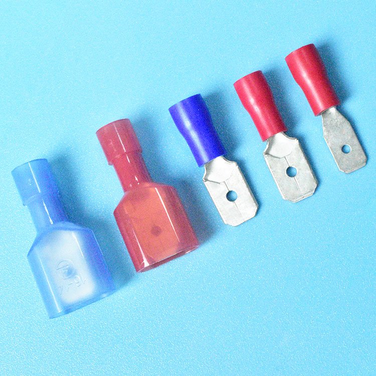 terminales de cable,QWT vnyl female quick disconnect connector insulated cable spade faston terminals manufacturer