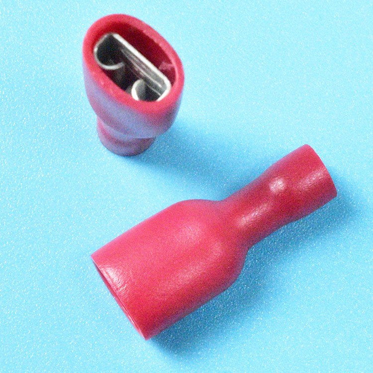 terminales de cable,QWT vnyl female quick disconnect connector insulated cable spade faston terminals manufacturer