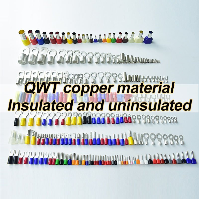 terminales de cable,QWT vnyl female quick disconnect connector insulated cable spade faston terminals manufacturer