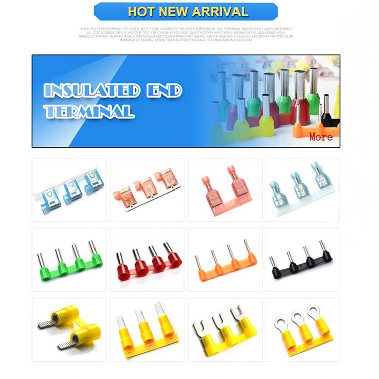 terminales de cable,QWT vnyl female quick disconnect connector insulated cable spade faston terminals manufacturer