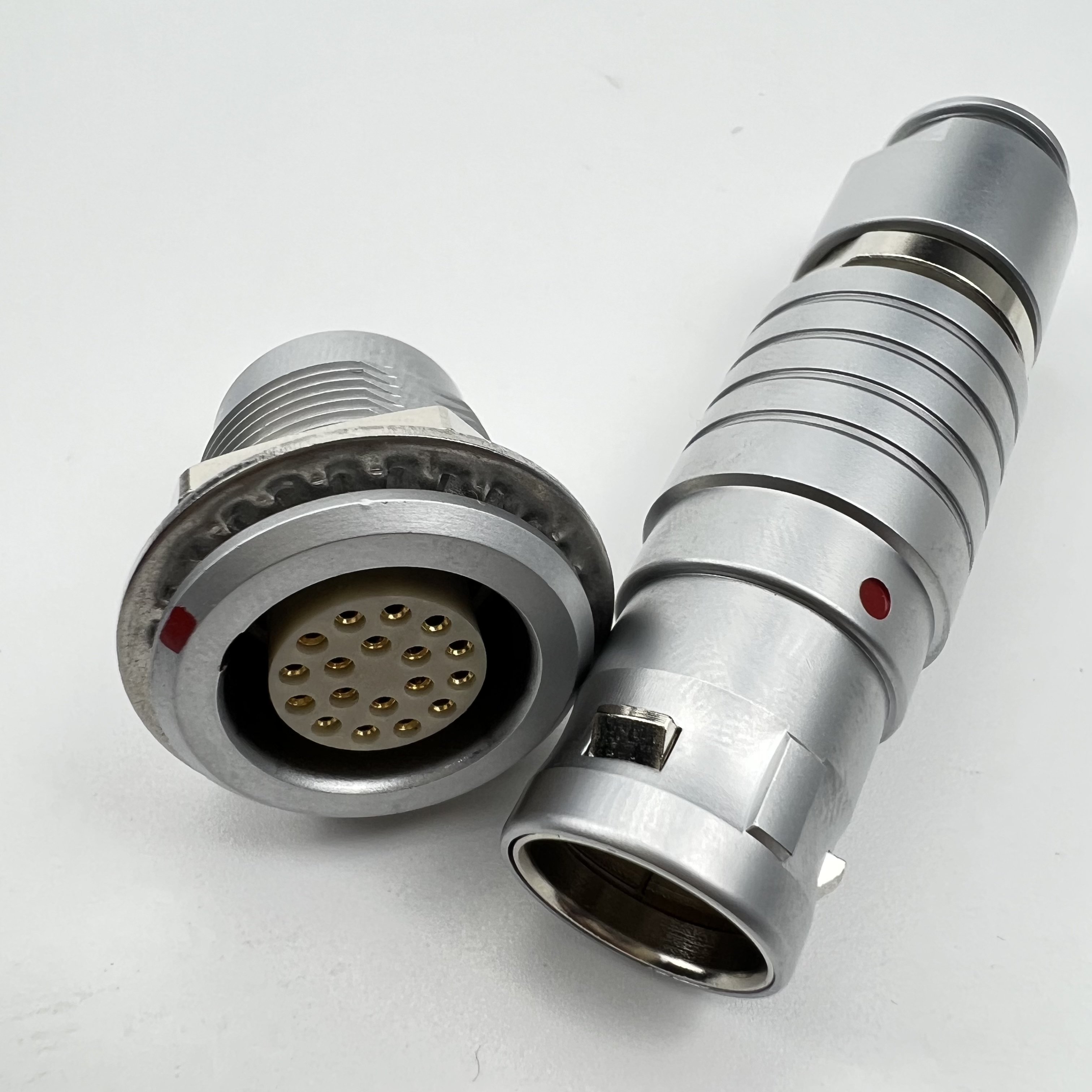 Wire connectors High End Metal water proof 3b 18 core quick LEMOS push pull self locking connector Connectors