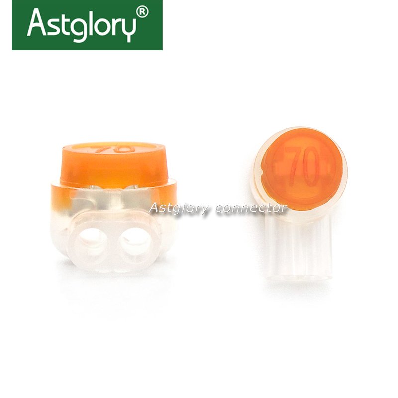 UY2 K2 Gel-Filled IDC Network Cable Splice Connectors UY2 Double-Blade Moisture Proof Butt for Weak Current Wire Connections