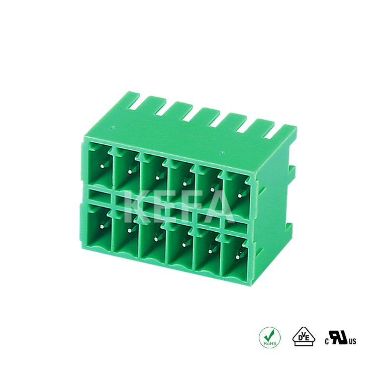 KEFA KF2EDGKRH-3.81 High Quality Pluggable Portable Small Plug-In Connector Electrical Plug Terminal Block