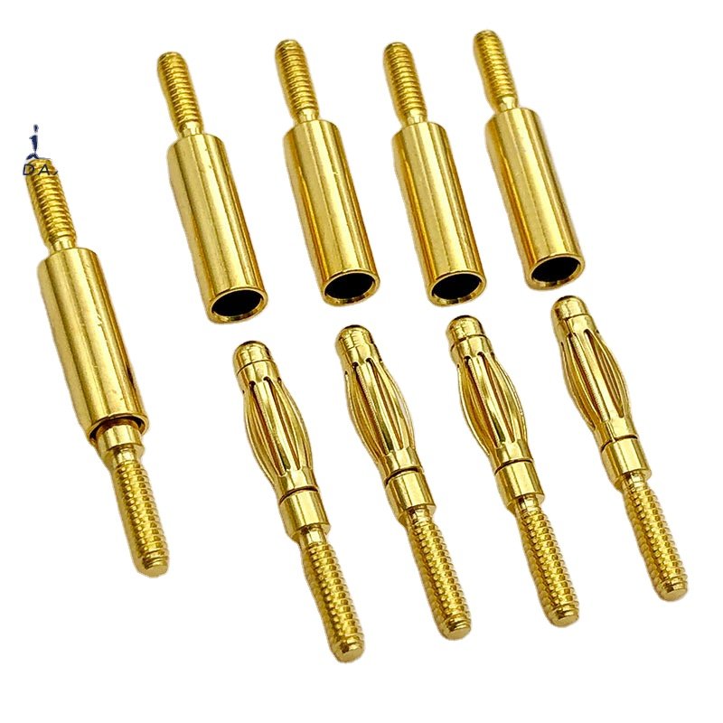 CORECON 1mm Banana Plug Terminal Pin Connector Male And Female Brass Pin Connector