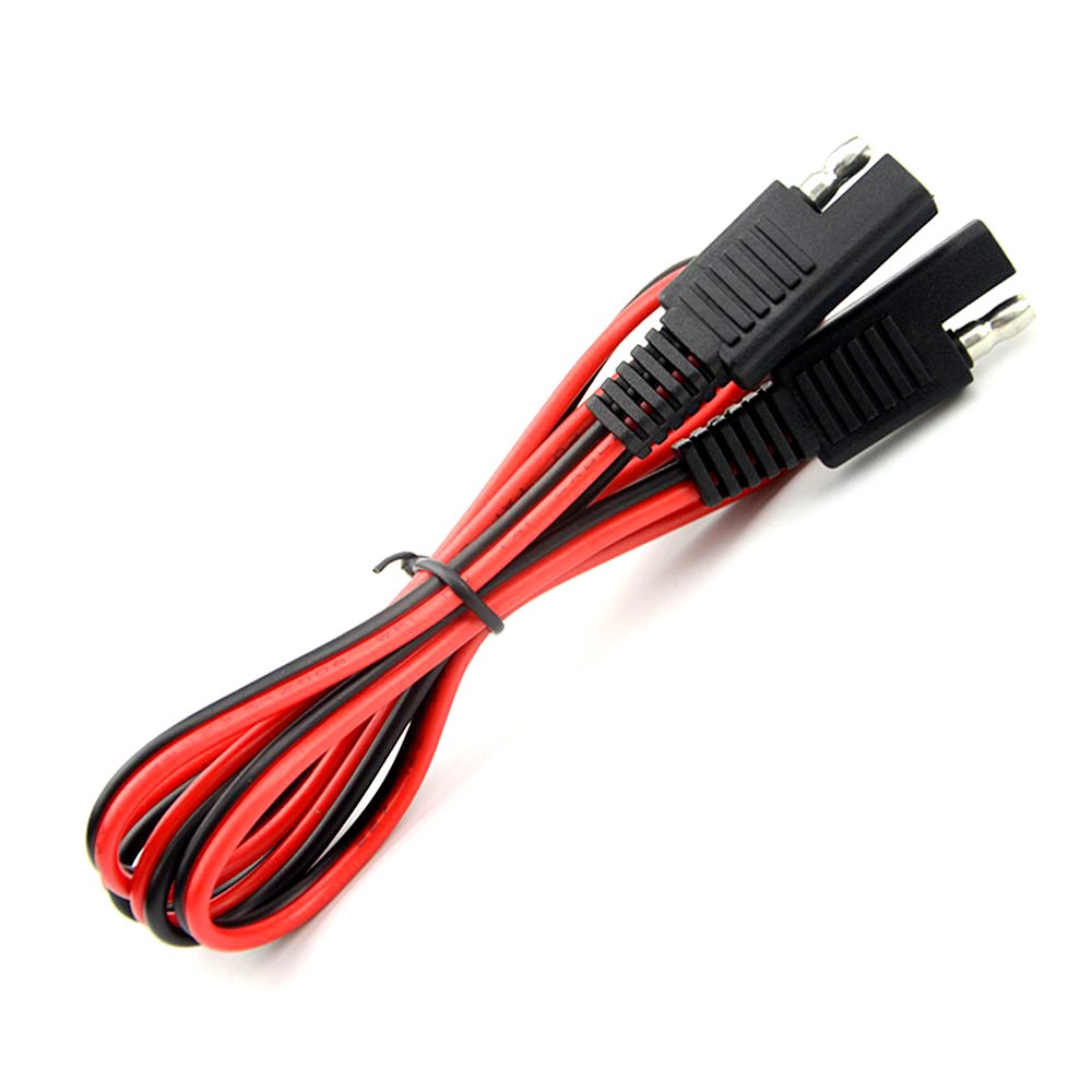 Quick Disconnect 18awg 2 Pin Wire SAE Waterproof Connector Sae To Sae Extension Solar Converter Cable