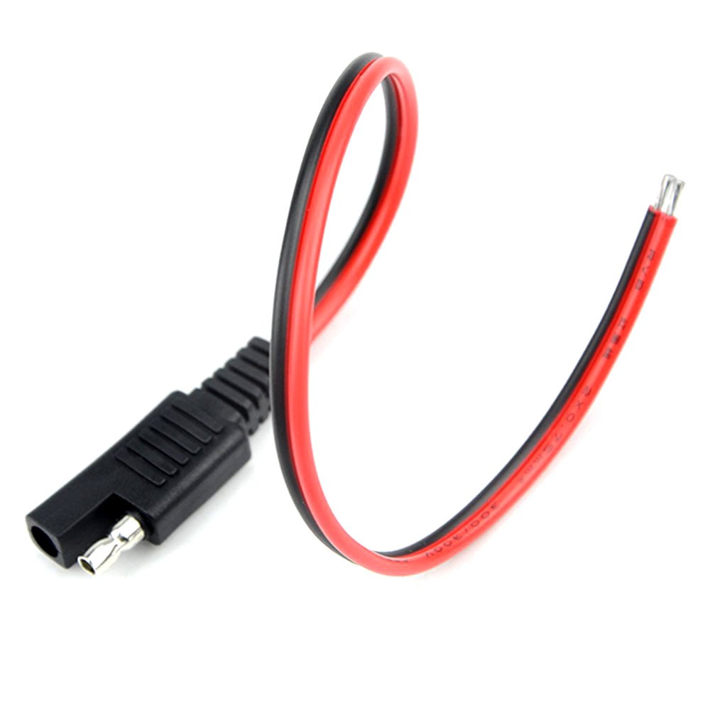 Quick Disconnect 18awg 2 Pin Wire SAE Waterproof Connector Sae To Sae Extension Solar Converter Cable