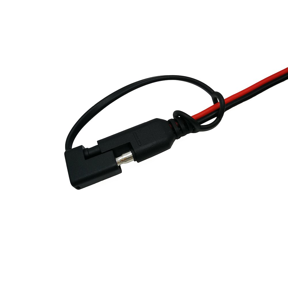 Quick Disconnect 18awg 2 Pin Wire SAE Waterproof Connector Sae To Sae Extension Solar Converter Cable