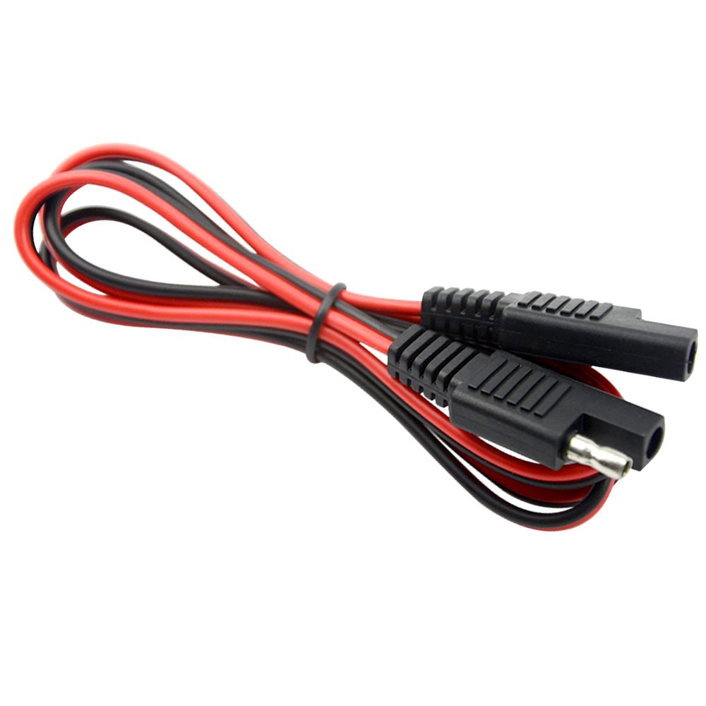 Quick Disconnect 18awg 2 Pin Wire SAE Waterproof Connector Sae To Sae Extension Solar Converter Cable
