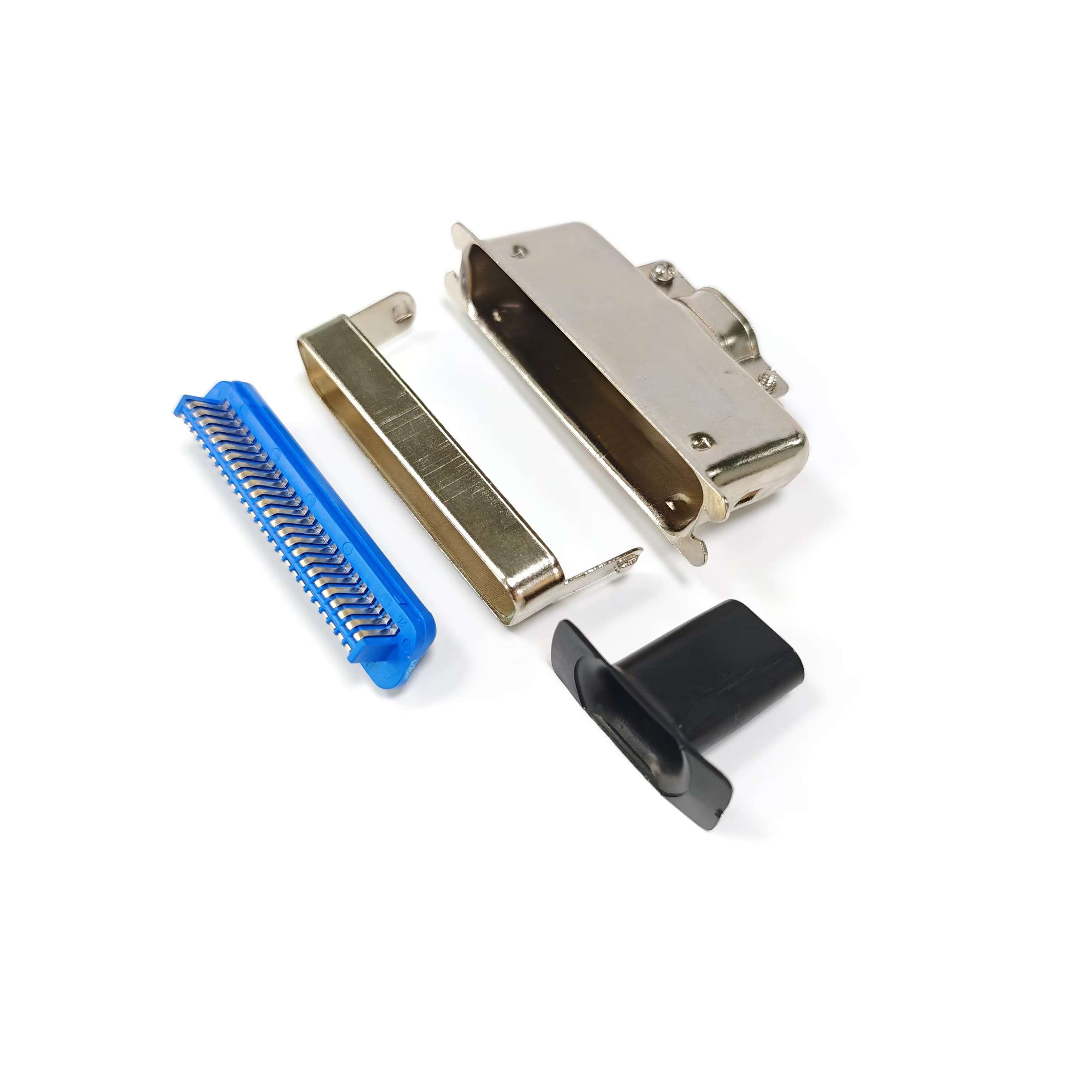 57 Series Large Iron Shell Slot Printer Plug Connector 14pin 24pin 36pin 50pin Male Wire Bonding Assembly Connector Accessories