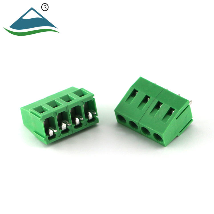pcb screw terminal blocks electrical connectors 5.08mm pitch 250V 18A