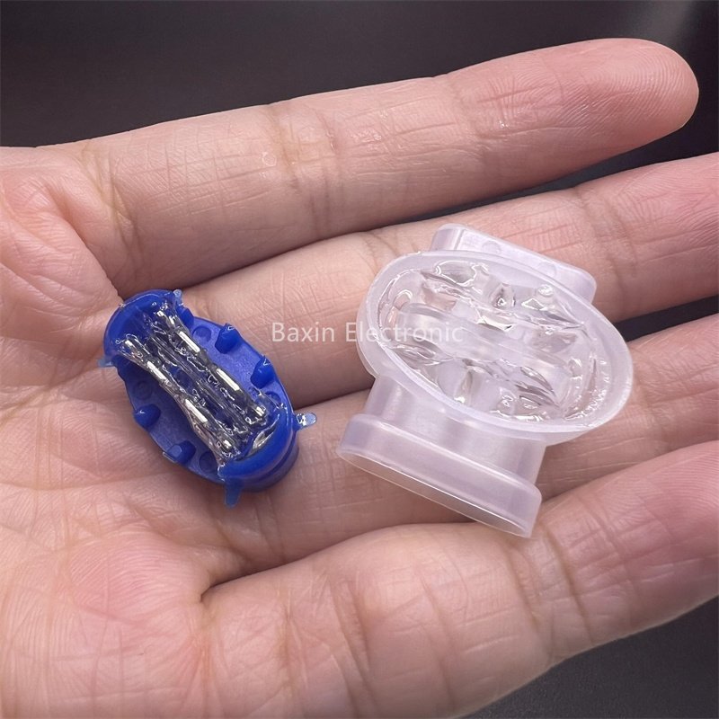 Gel filled 3 wire U contacts 314 self-stripping electrical drop wire pigtail field mower IDC splice connector 3M alternate