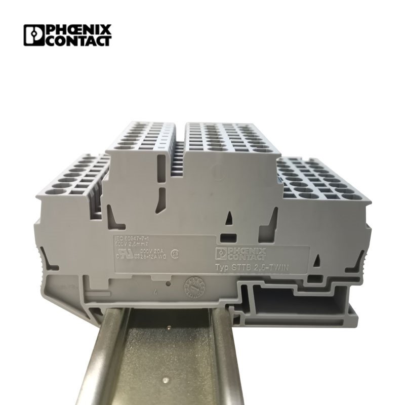 3038516 Phoenix Contact STTB 2.5-TWIN Double Level Wire Spring Cage Terminal Block Connector