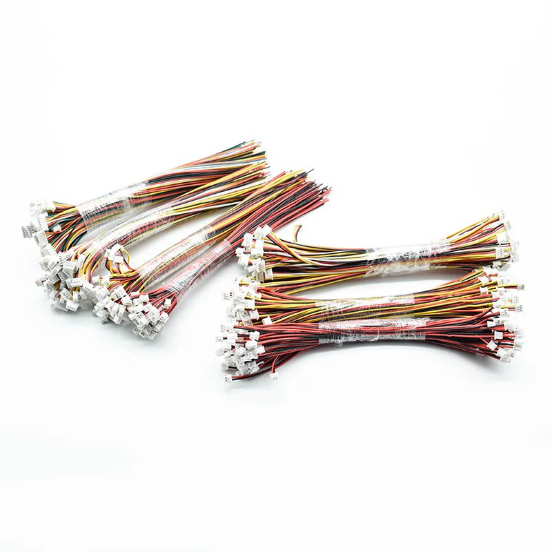 Female Cable Connector XH 1.25mm JST 2/3/4/5/6Pin Single Head/Double Head Plug With 15cm Electronic Wire Connectors