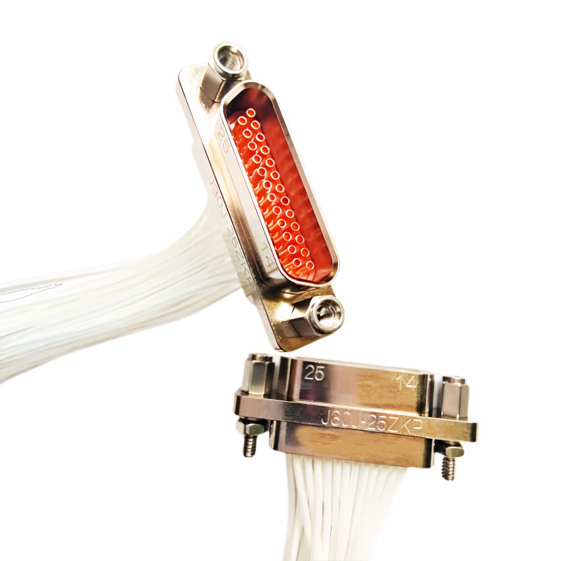 J30J series straight printed board Nx type aerospace connector J30J-25ZK