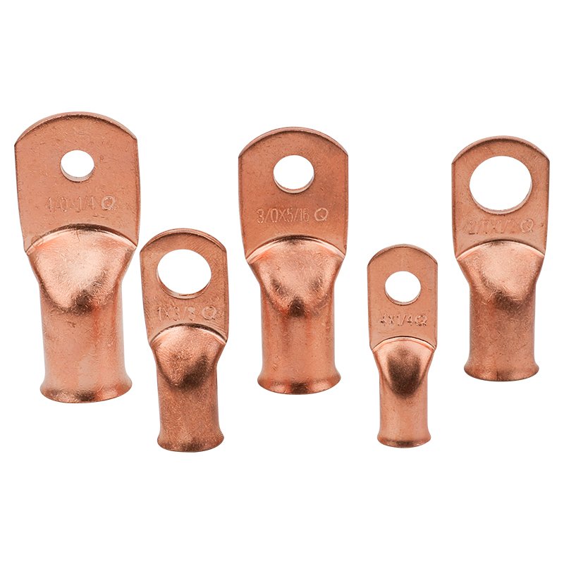 American Standard SC Automotive Bell mouth Copper Tube AWG Electrical Battery Connector Cable Lugs Copper Bare Terminal