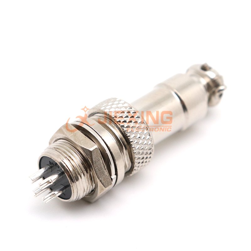 GX16 Air Plug 16mm M16 Cable Connector 4pin 4P Female Plug + Male Socket Full Set Metal