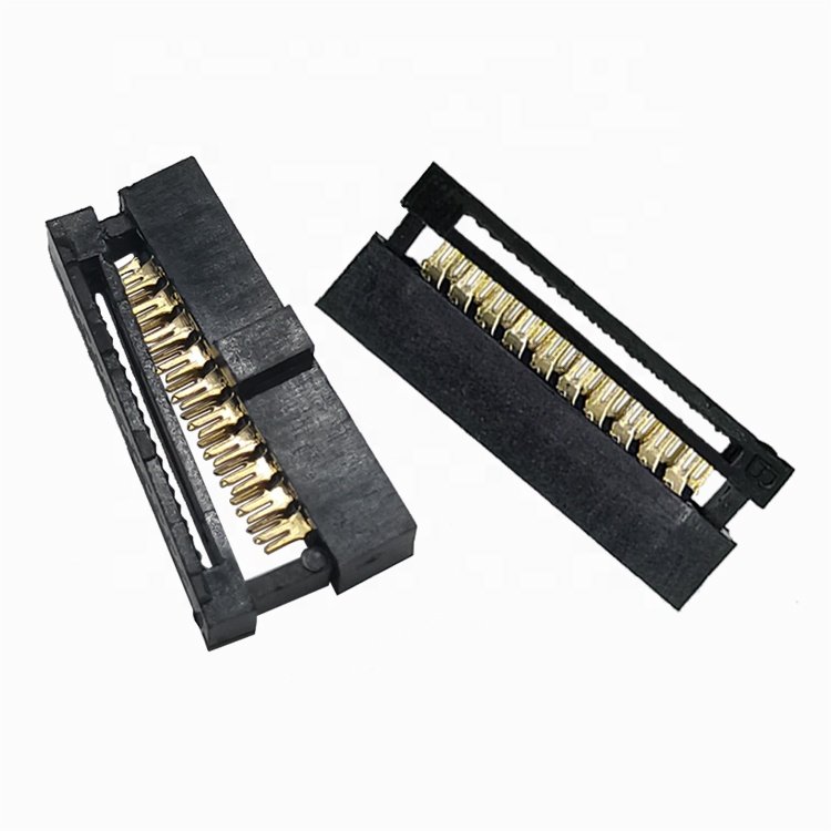 Guangdong Shenzhen 1.27 2.0 254mm 40pin 10 14 20 32 pin idc socket wire flat ribbon cable fc/fd 20p connector