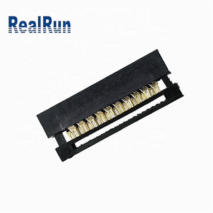 Guangdong Shenzhen 1.27 2.0 254mm 40pin 10 14 20 32 pin idc socket wire flat ribbon cable fc/fd 20p connector