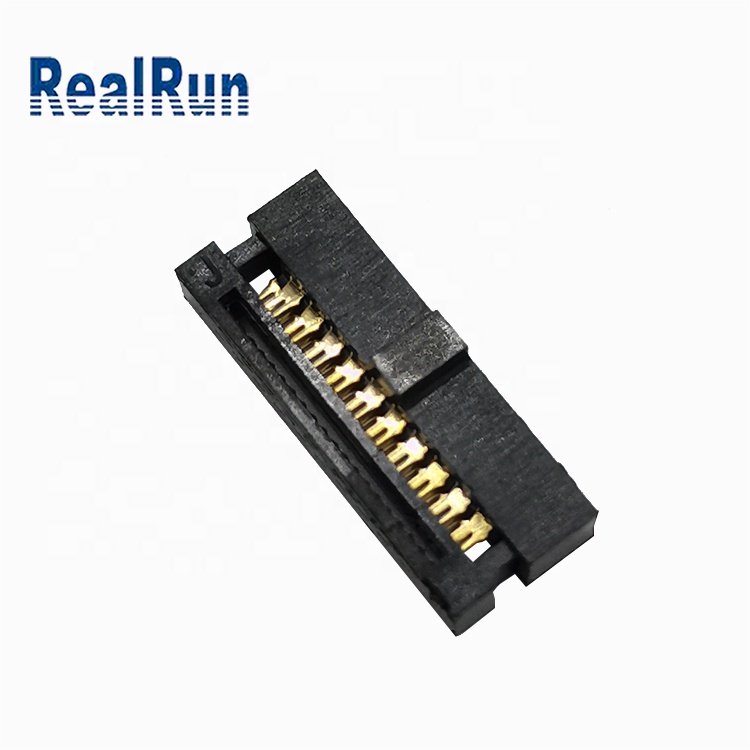 Guangdong Shenzhen 1.27 2.0 254mm 40pin 10 14 20 32 pin idc socket wire flat ribbon cable fc/fd 20p connector