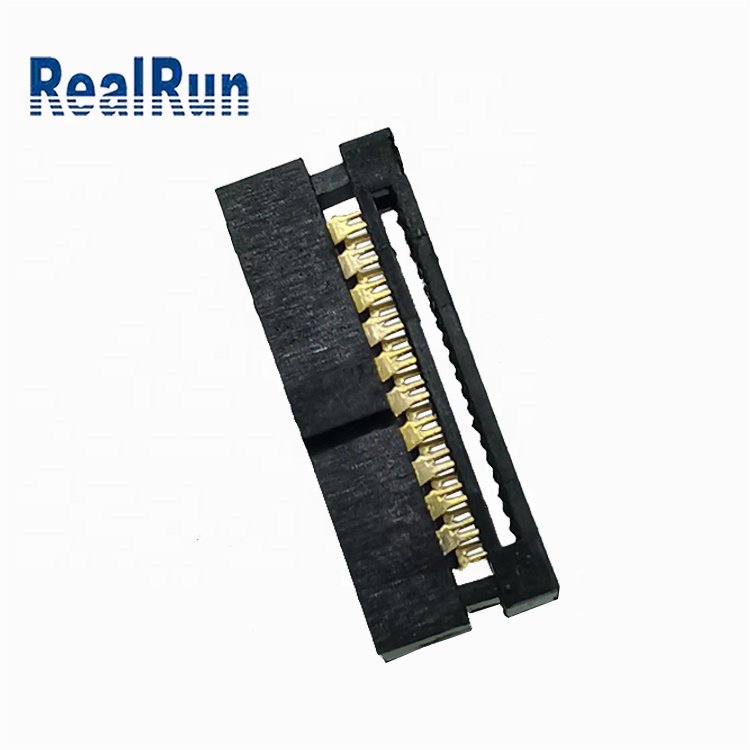 Guangdong Shenzhen 1.27 2.0 254mm 40pin 10 14 20 32 pin idc socket wire flat ribbon cable fc/fd 20p connector