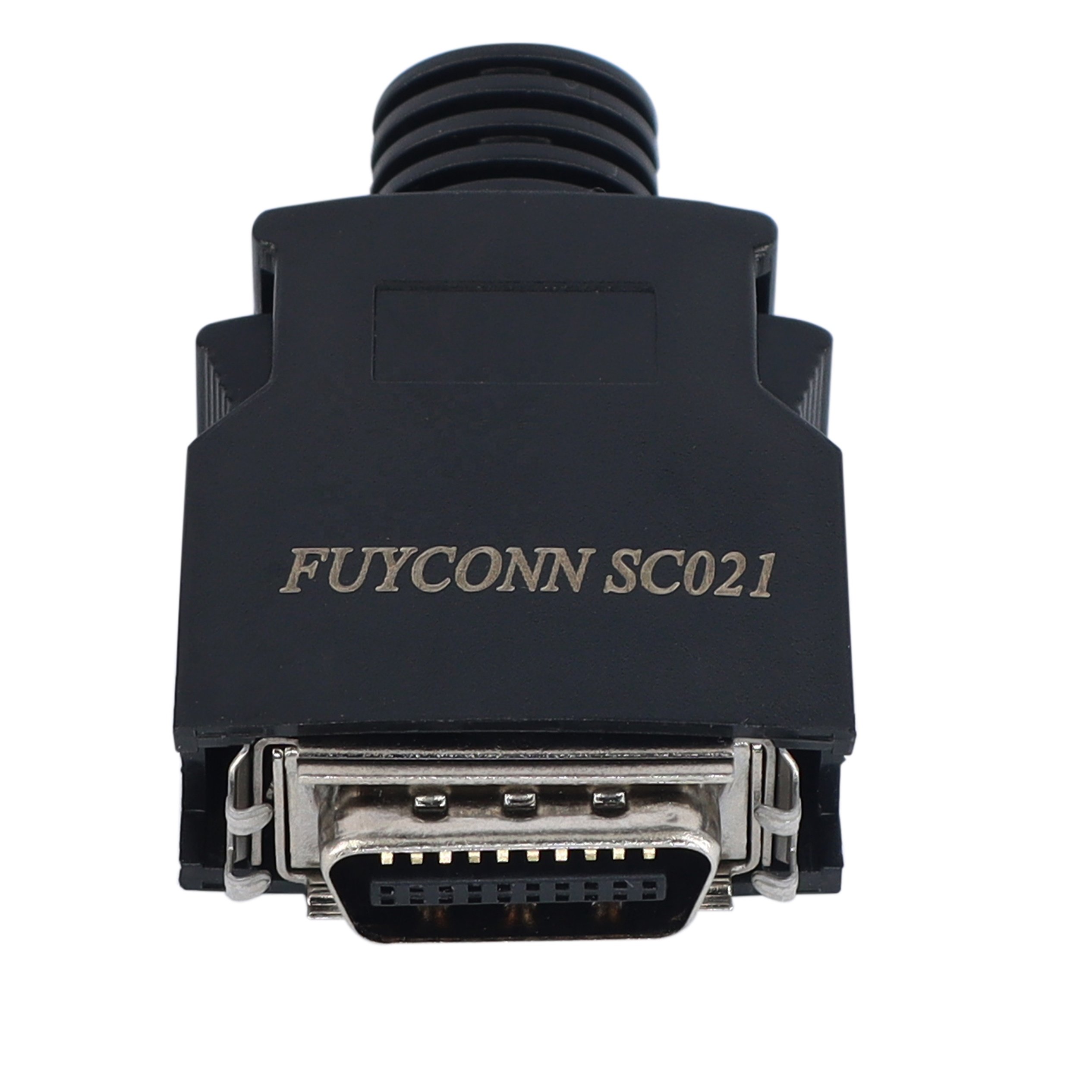 Solder Cable MDR Male 20pin SCSI Connector, 1.27mm SCSI 20 Pin Mini D Ribbon Male Solder HPCN Connector w/ Plastic Dust Cover