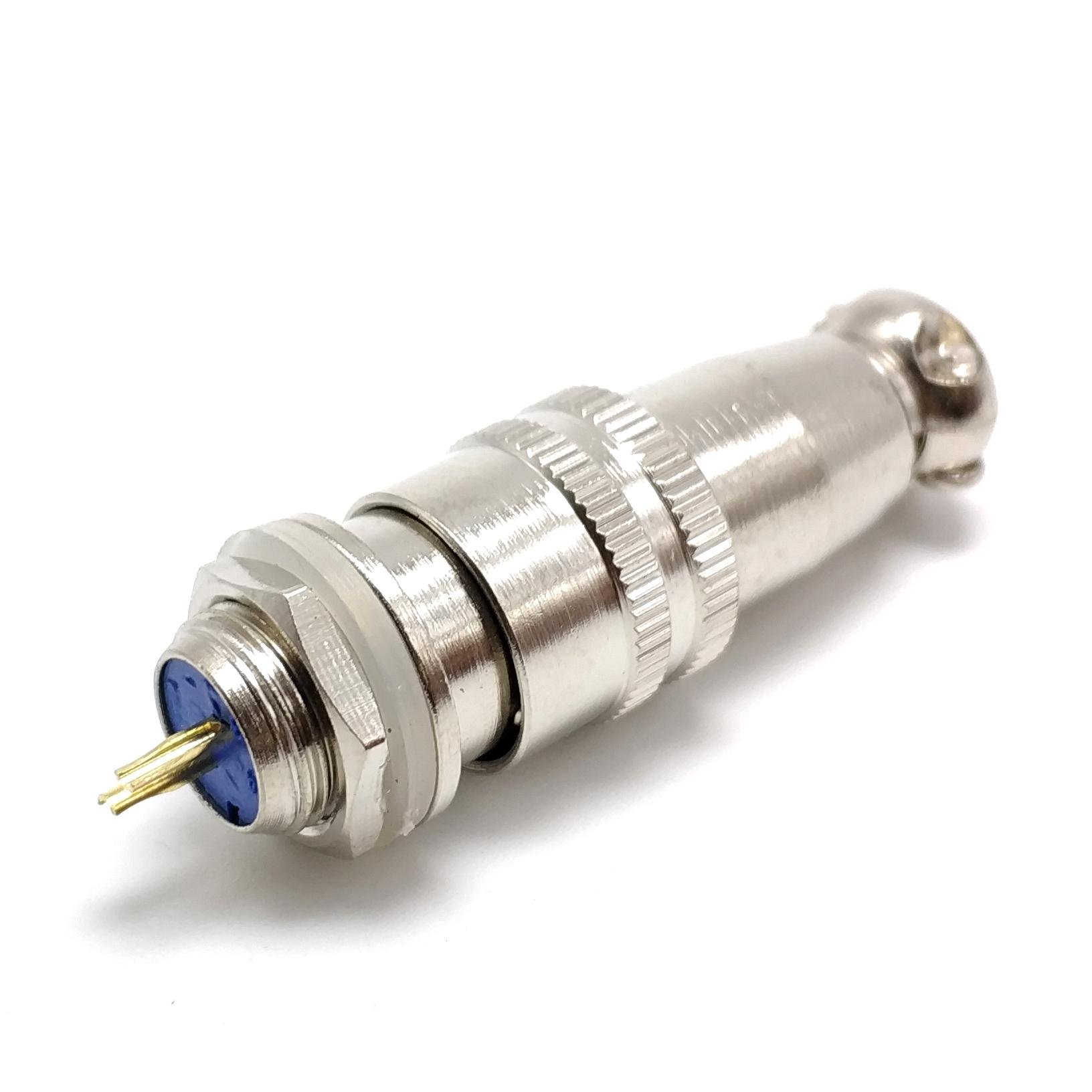 Aviation plug socket XS10 series 2 3 4 5 pin snap on quick connect male receptacle female plug connector