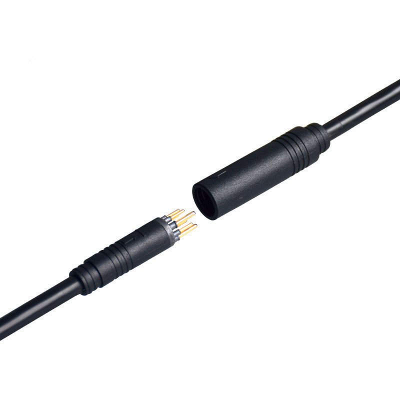 Customized 3+6Pin male to female plug 9pin waterproof connector electric scooter motor waterproof power cable