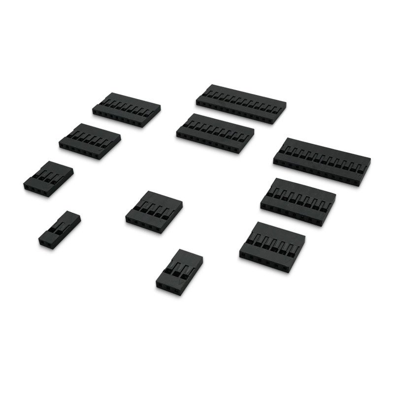 Dupont 2.54 2 3 4 5 6 7 8 9 Pin Male Female Connector Kit 2.54mm 2P 2pin 5pin Jumper Wire Cable