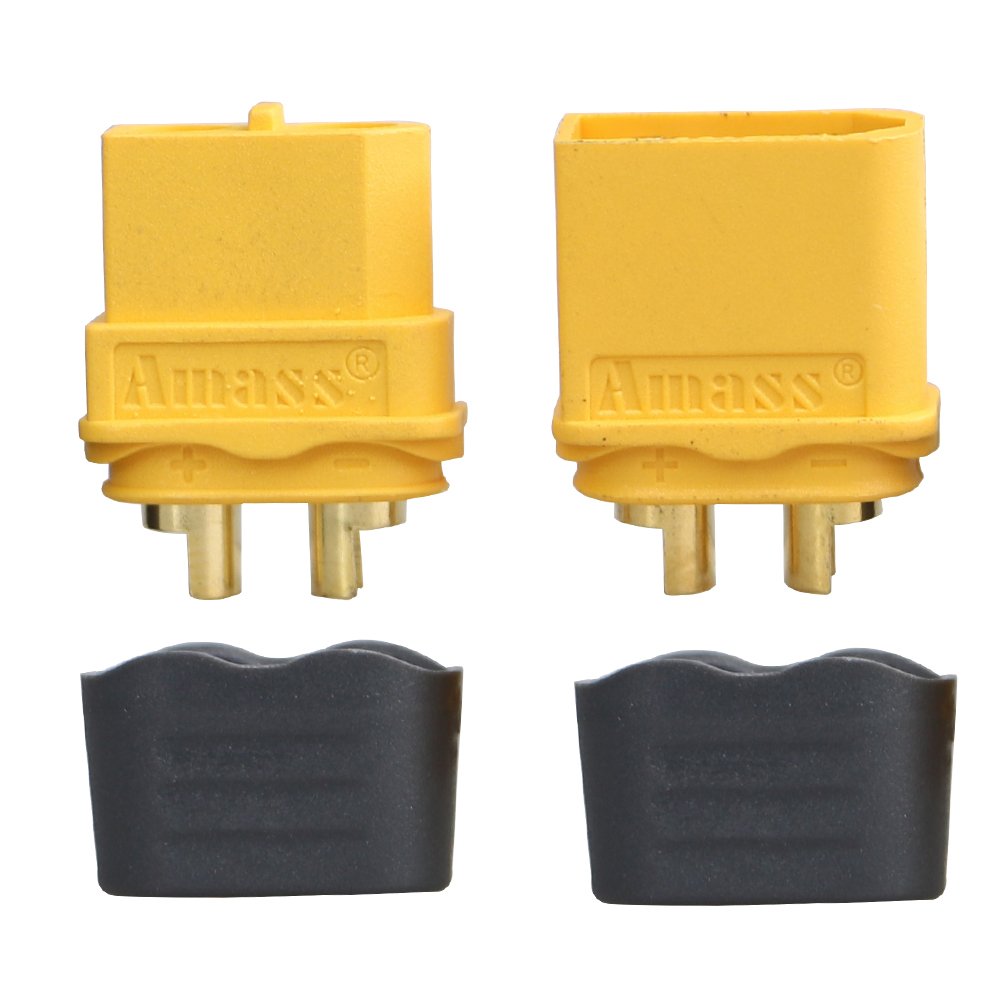 Amass XT60H Bullet Connector Male Female XT60H-M XT60H-F Drone charging plug