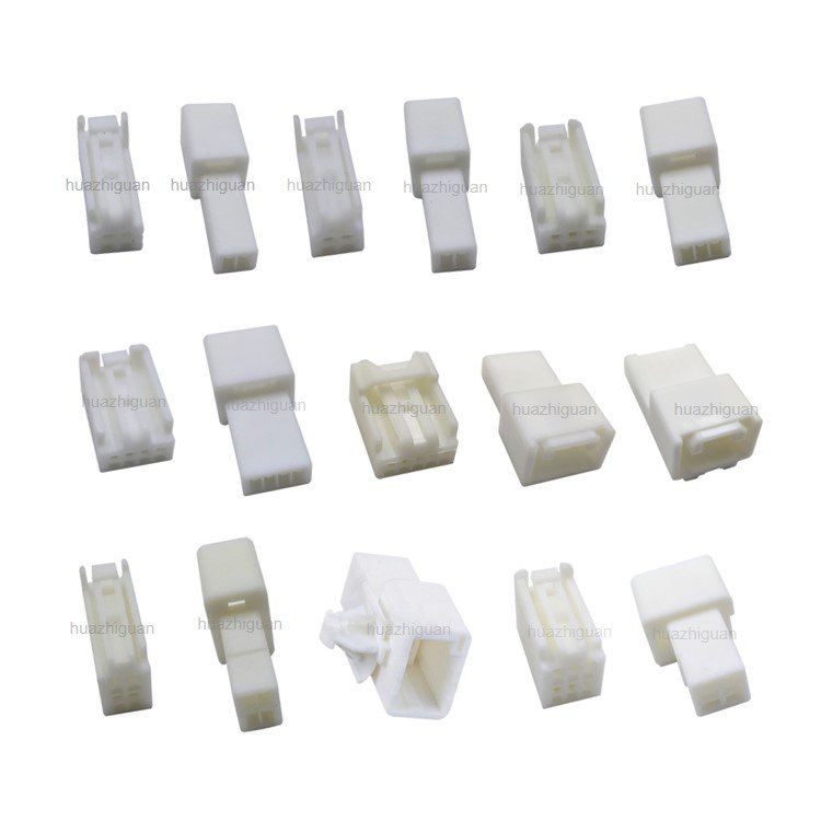 4 pin auto PCB welding board large current plug 6.3mm male PIN header right angel HV wiring connector socket DJ7042-6.3-10AW