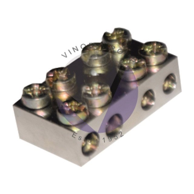 EARTH Terminal Bar V113 Brass and Copper Plug-In Connector Link Range with Nylon Terminal Blocks