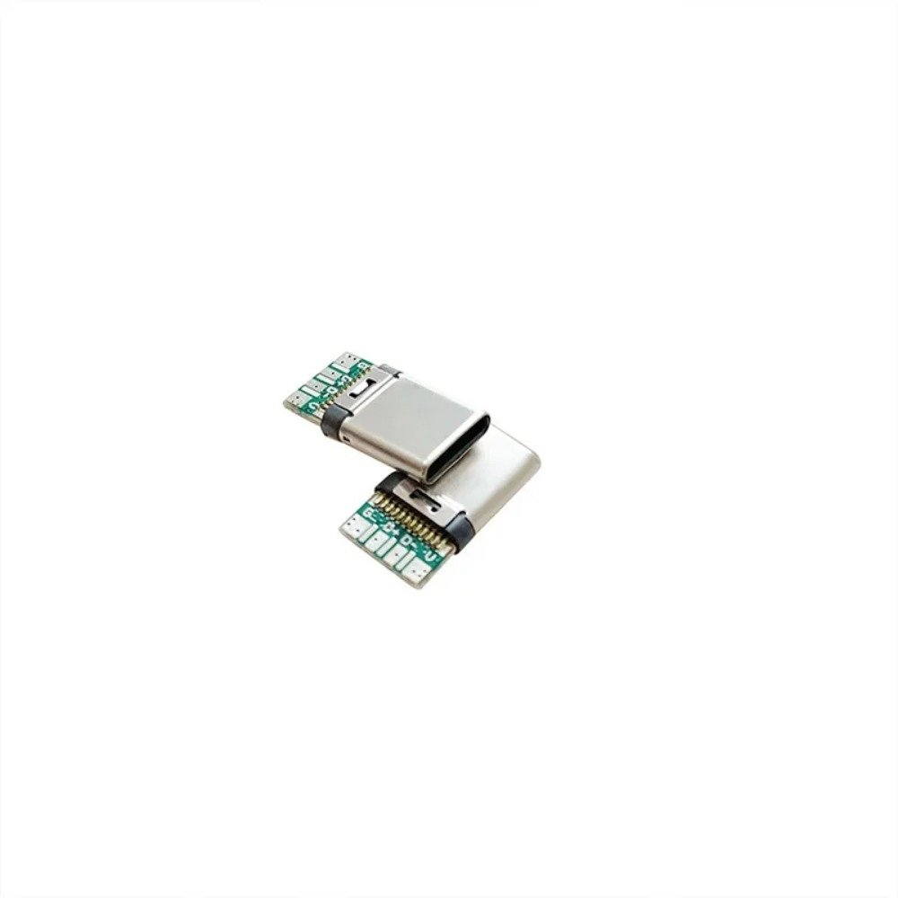 TYPE C USB 3.1 24 Pin Male Plug Welding Connector Adapter with Housing Type-C Charging Plugs Data Cable Accessories Repair