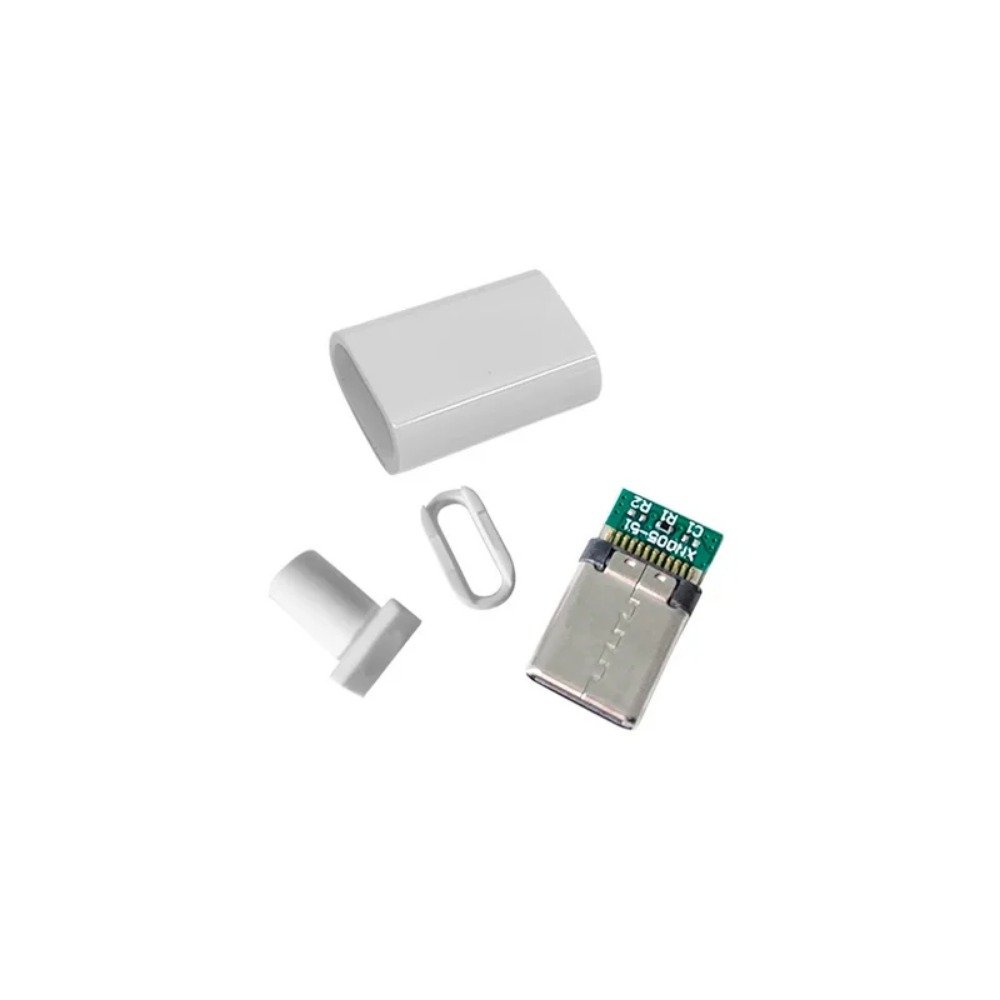 TYPE C USB 3.1 24 Pin Male Plug Welding Connector Adapter with Housing Type-C Charging Plugs Data Cable Accessories Repair