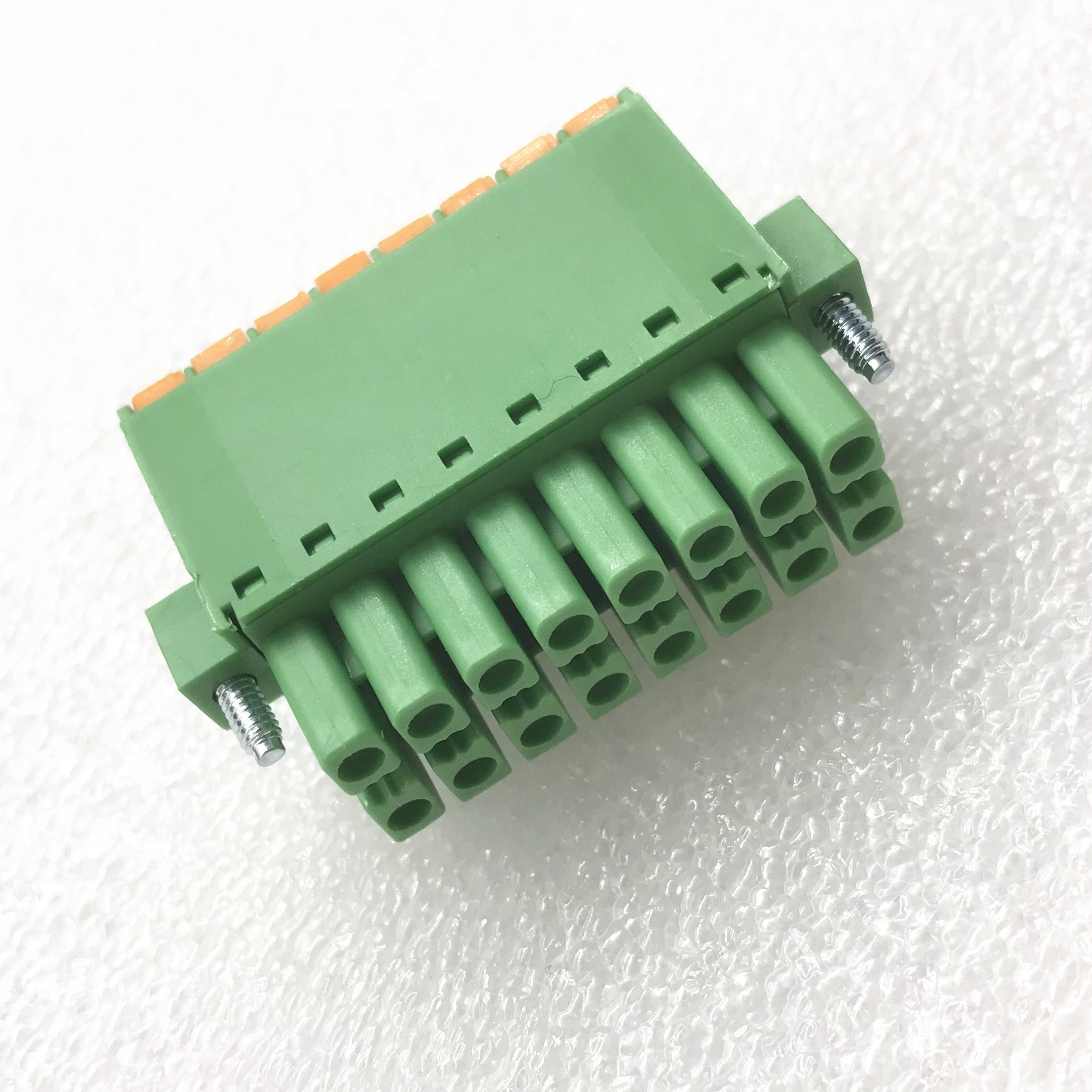pcb terminal block KF15EDGKNH WJ15EDGKNHM 3.5mm double rows PLC quick wire terminal block connector