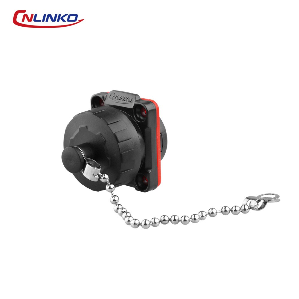 CnLinko YM20 series lighting waterproof plastic power ip67 ip68 circular ac dc plug solar fast led strip wire connectors
