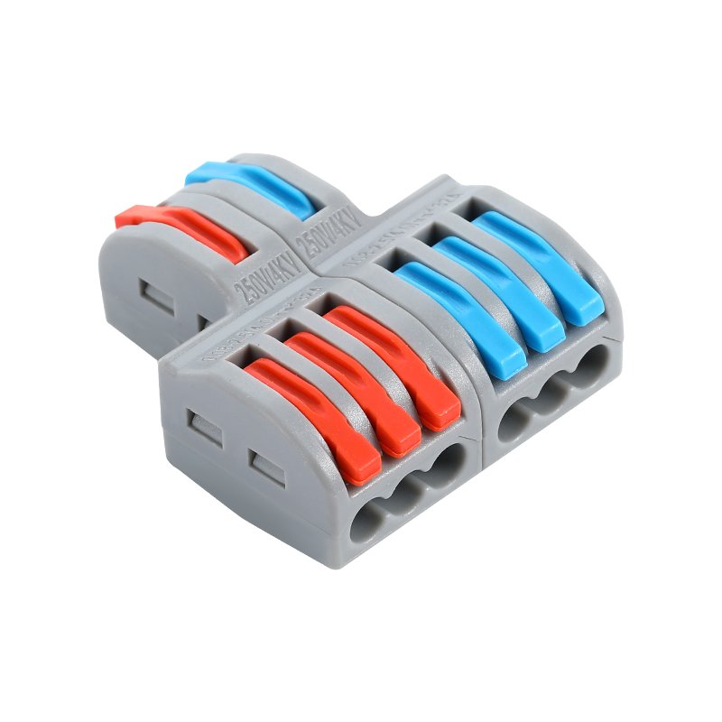 quick push-in conductor lever wire nut connectors 2 3 in 4 6 9 out 32a electrical terminals