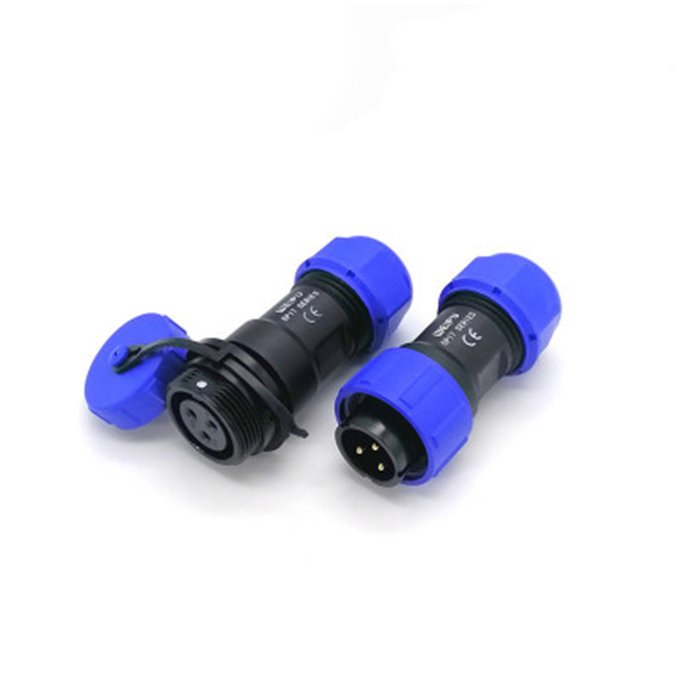 IP68 SP series threaded coupling Alternative weipu sp1710 plastic electrical cable sp17 connectors