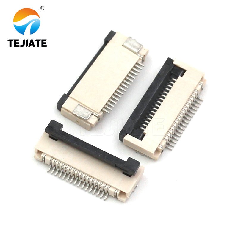FPC Connector Horizontal Flip-lock ZIF Type Cable wire socket H2.0mm 4-60pin 0.5mm Pitch FPC/ FFC connectors