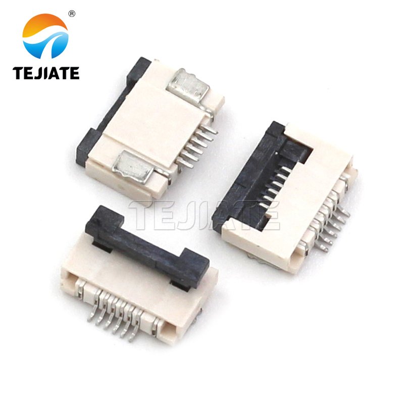 FPC Connector Horizontal Flip-lock ZIF Type Cable wire socket H2.0mm 4-60pin 0.5mm Pitch FPC/ FFC connectors