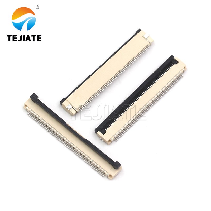 FPC Connector Horizontal Flip-lock ZIF Type Cable wire socket H2.0mm 4-60pin 0.5mm Pitch FPC/ FFC connectors