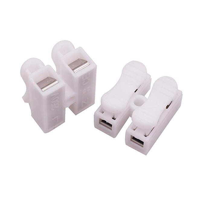 2 Pin Quick Cable Connector CH-2 Press Type Self-Locking Electric Wiring Spring Terminal Blocks