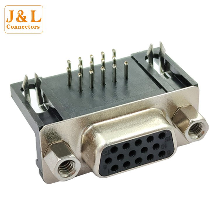 High Quality D-SUB 15Pin Female Connector and HDB 9Pin for PCB R/A Type Male Female Plug High-Performance D-Sub Connectors