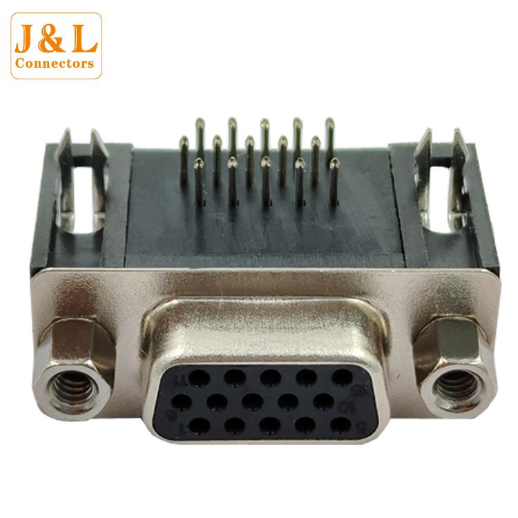 High Quality D-SUB 15Pin Female Connector and HDB 9Pin for PCB R/A Type Male Female Plug High-Performance D-Sub Connectors