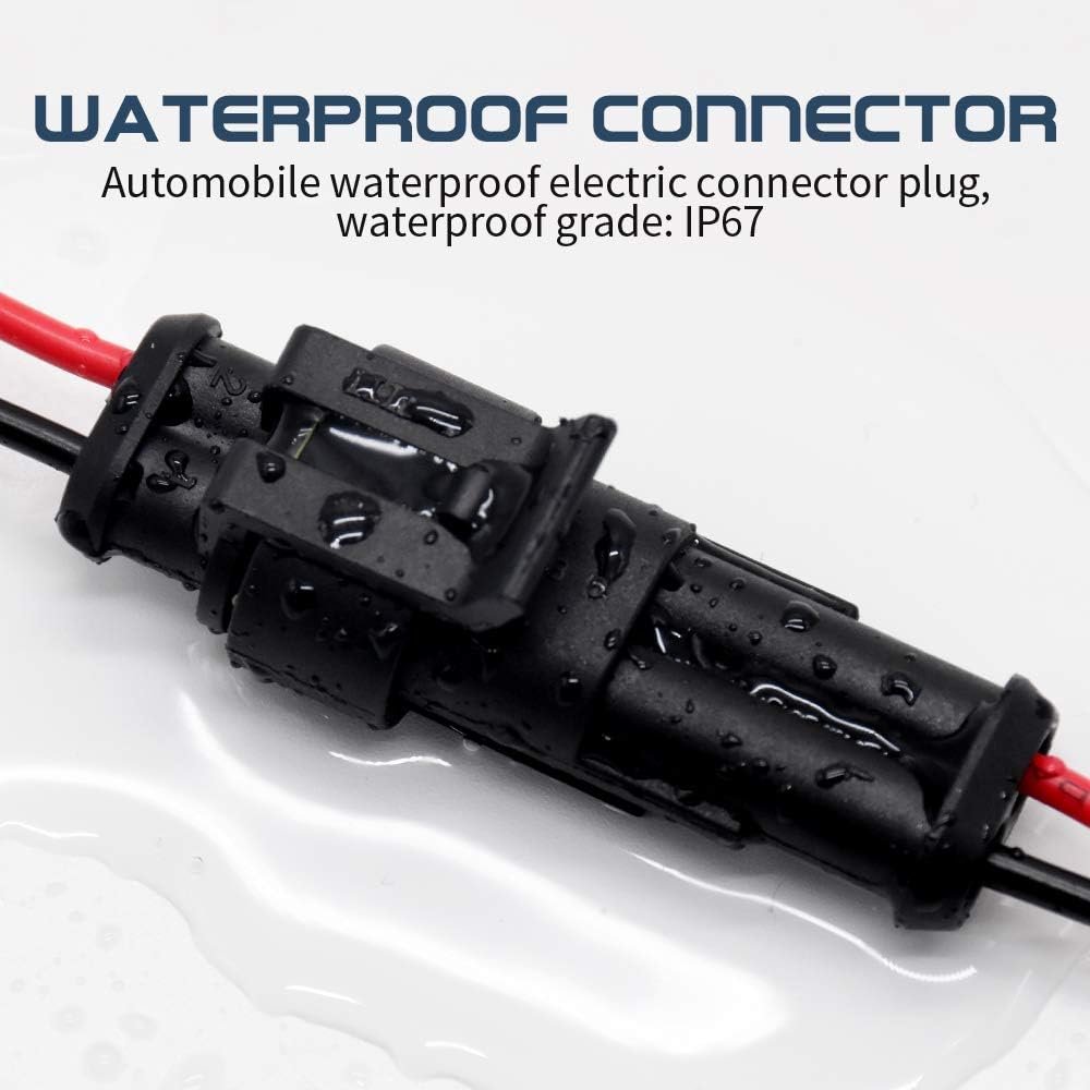 Waterproof Male Female 1.5 Tyco Amp Connector 2Pin Position Wire Auto Automotive Electrical Connector Amp Connector