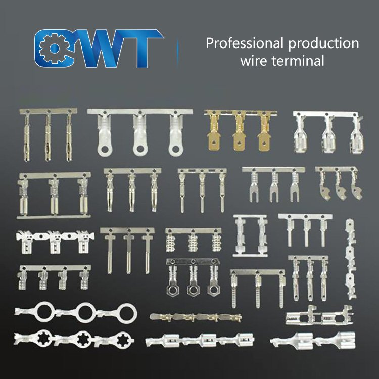 QWT Automotive Electrical Terminals 0.5 Copper Electrical Faston Spade Male Female Crimp Terminal