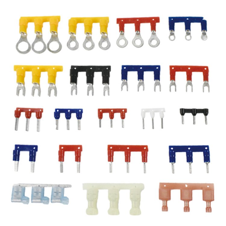 QWT Automotive Electrical Terminals 0.5 Copper Electrical Faston Spade Male Female Crimp Terminal