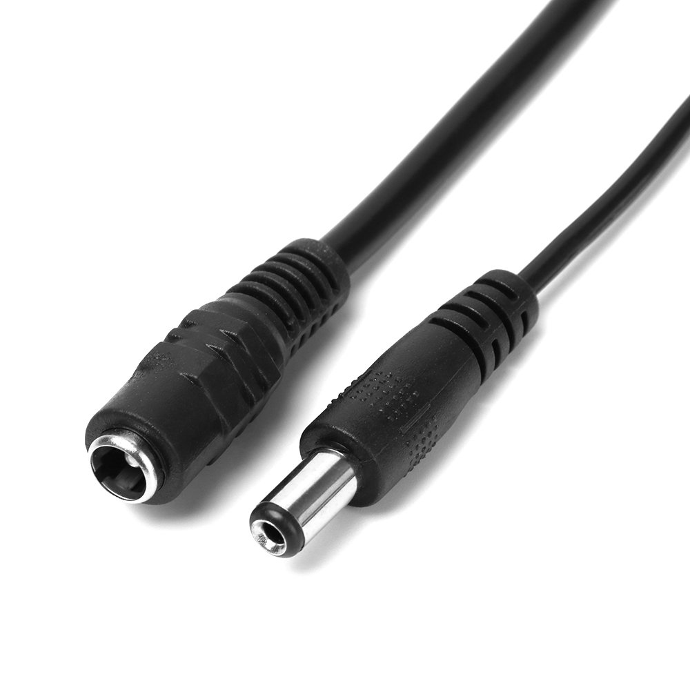 12V 5.5x2.1mm Male Female DC Power Socket Jack Connector Cable Plug Wire