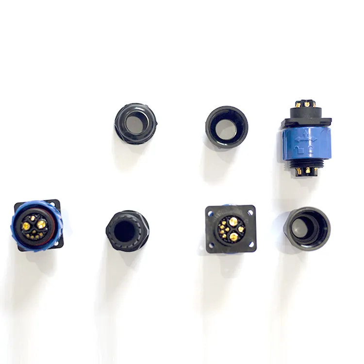 Electric Bicycle Battery Connector M25 2+1+5 Quick Lock Lithium Battery Connector Fireproof waterproof plug