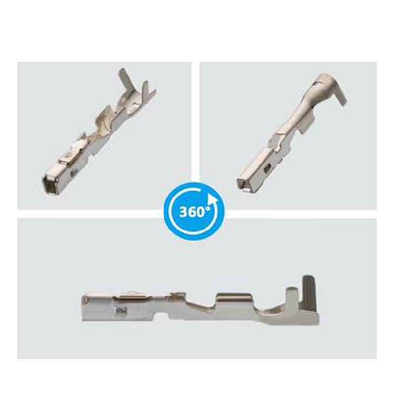 0.6 MM Splice Pins Brass Tinned Automotive Connector Plug Terminals DJ645Q-0.6A